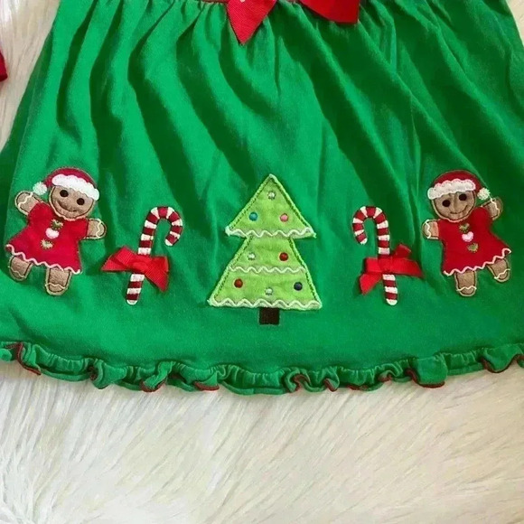 Sophie Rose Christmas Gingerbread Dress 3T - Picture 2 of 7